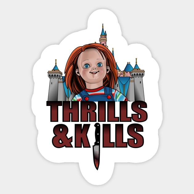 THRILLS & KILLS Sticker by art_of_josh